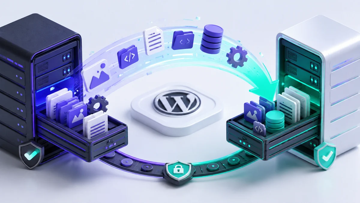 migration WordPress — illustration
