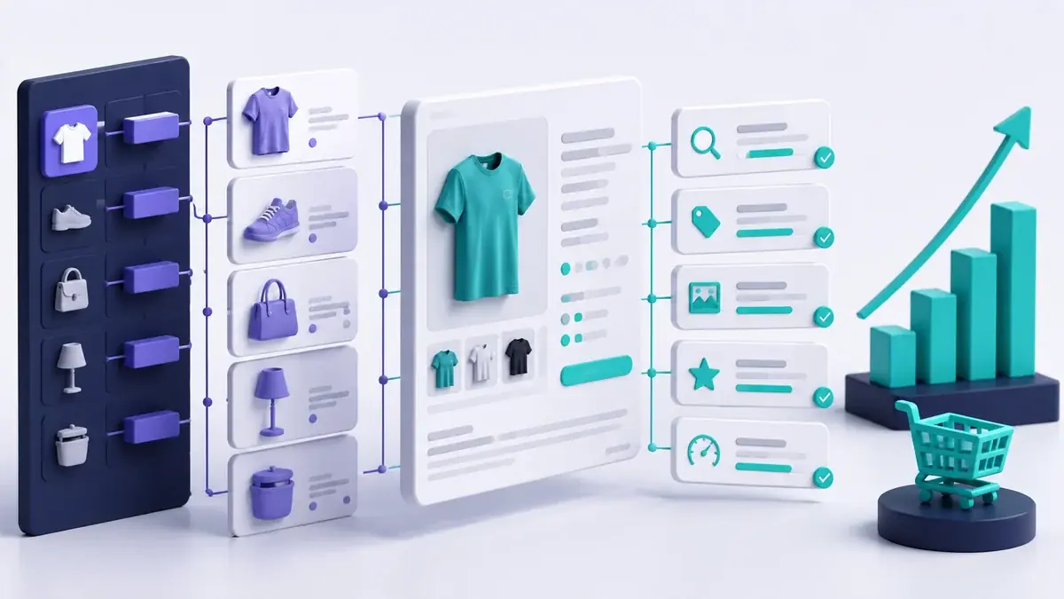 SEO e-commerce — illustration