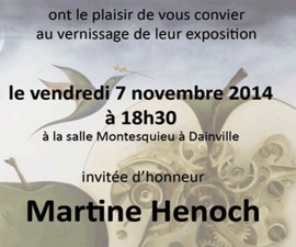 vernissage de martine henoch sur arras