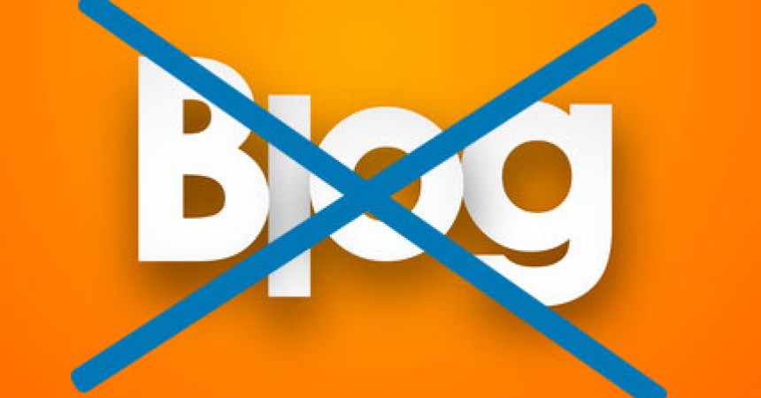 Raisons de ne pas faire de blog